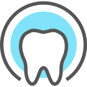 A tooth encircled badge icon